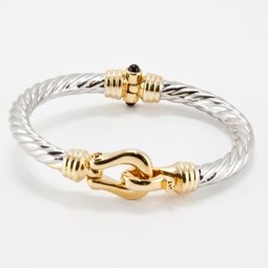 T&J Designs Jewelry - Stainless Horse Shoe Bangle-J062 T&J Designs Jewelry - Stainless Horse Shoe Bangle-J062